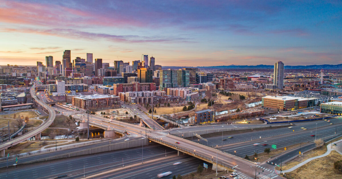 aerial view of downtown Denver, Colorado Ridder Law